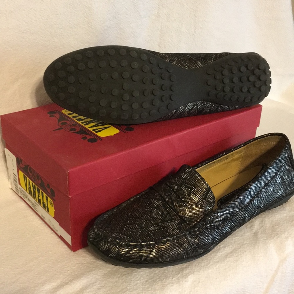 Vaneli Silver Mosaic Loafer